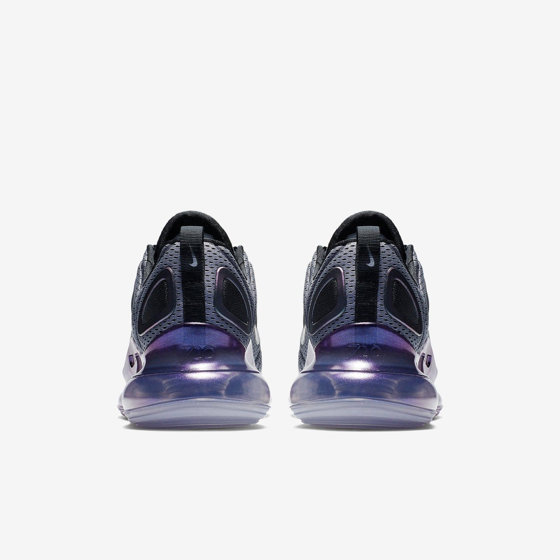 Nike Air Max 720 'Northern Lights Night' (2019) [AO2924-001] Athletic Casual Fashion Running Sports Sneakers in Metallic Silver / Black - Purple for Unisex Adult Mens - AVBL MRKT (6)