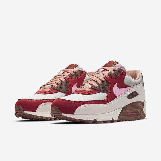 Nike Air Max 90 NRG 'Bacon' (2021) [CU1816-100] Athletic Casual Fashion Running Sports Sneakers in Sail / Sheen - Straw - Medium Brown for Unisex Adult Mens - AVBL MRKT (1)