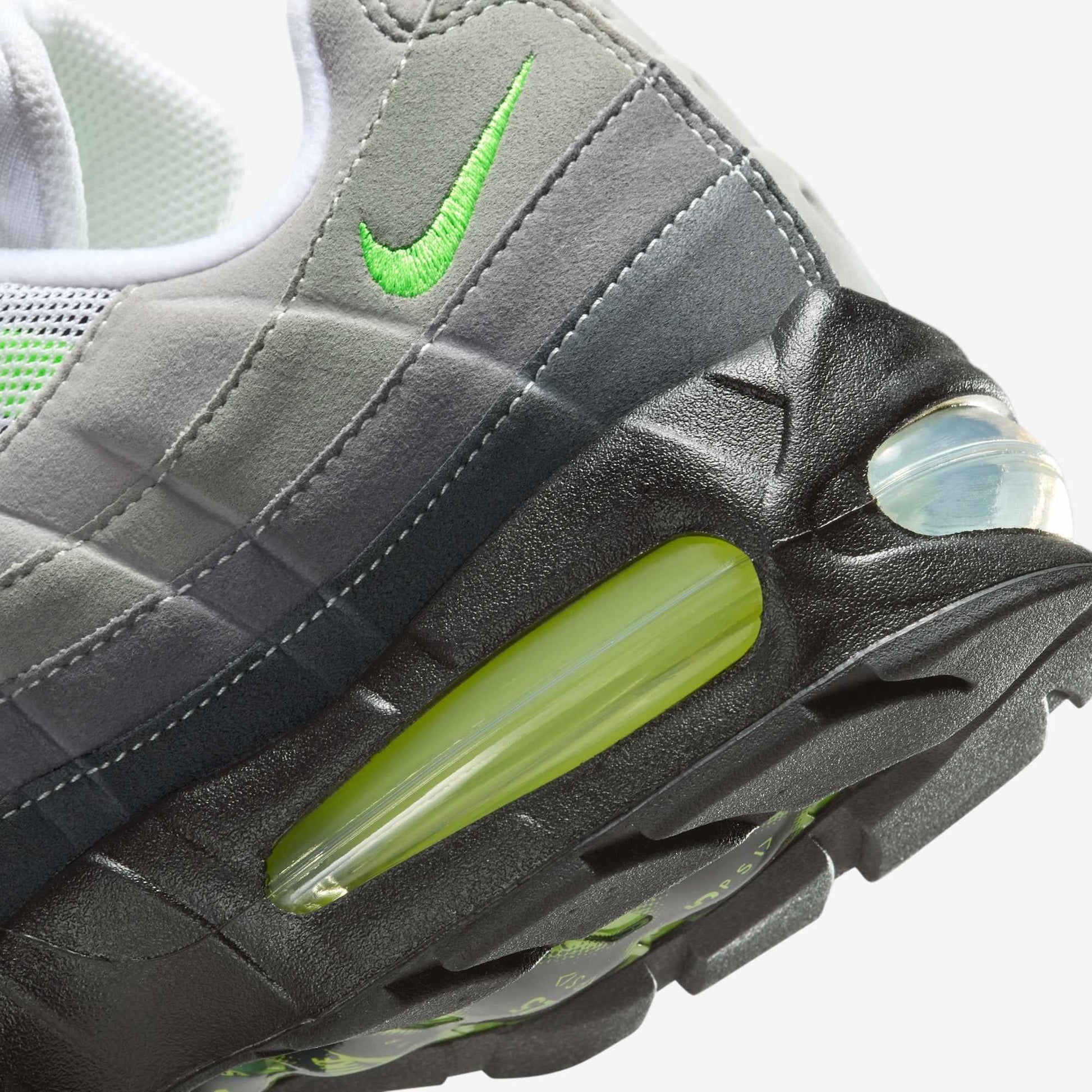 Nike Air Max 95 OG 'Big Bubble Neon' (2025) [HM4740-001] Athletic Casual Fashion Running Sports Sneakers in Black / Neon Yellow - Cool Grey for Unisex Adult Mens - AVBL MRKT (8)