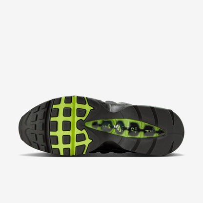 Nike Air Max 95 OG 'Big Bubble Neon' (2025) [HM4740-001] Athletic Casual Fashion Running Sports Sneakers in Black / Neon Yellow - Cool Grey for Unisex Adult Mens - AVBL MRKT (9)