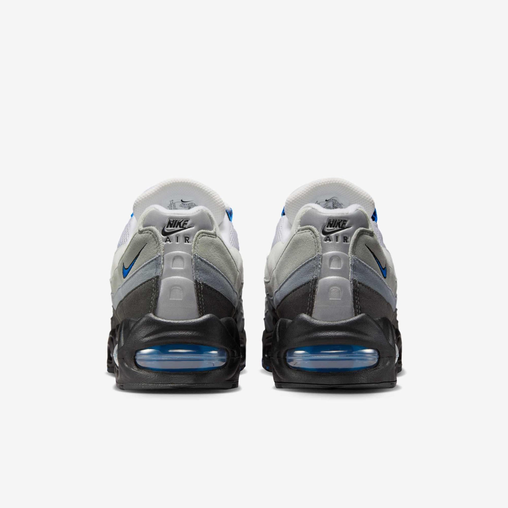 Nike Air Max 95 OG 'Blue Spark' (2025) [IM7410-100] Athletic Casual Fashion Running Sports Sneakers in White / Blue Spark - Neutral Grey - Medium Grey for Unisex Adult Mens - AVBL MRKT (6)