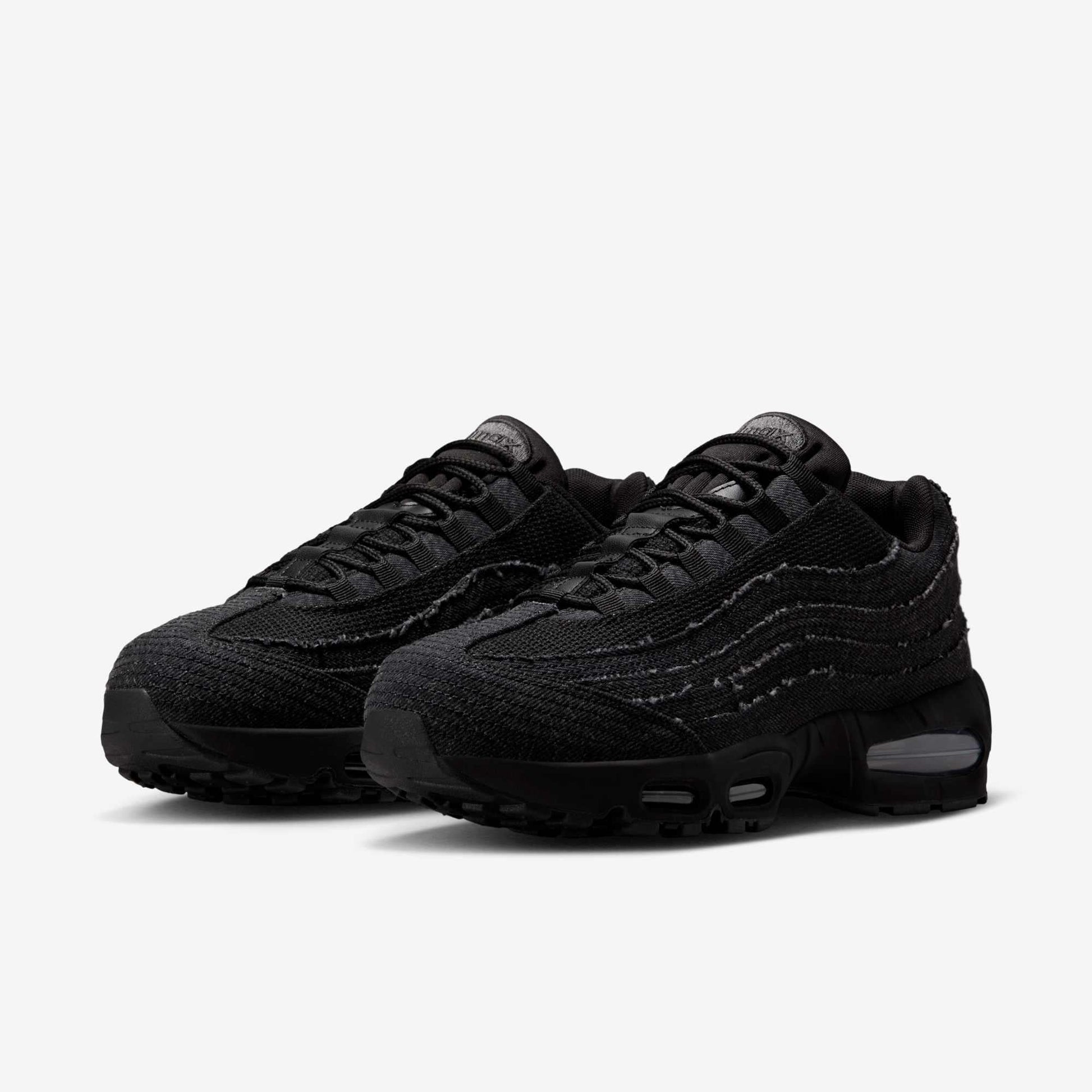 Nike Air Max 95 OG x Levi's 'Denim Black' (2025) [HM4743-001] Athletic Casual Fashion Running Sports Sneakers in Black / Black - Anthracite - Gym Red for Unisex Adult Mens - AVBL MRKT (1)