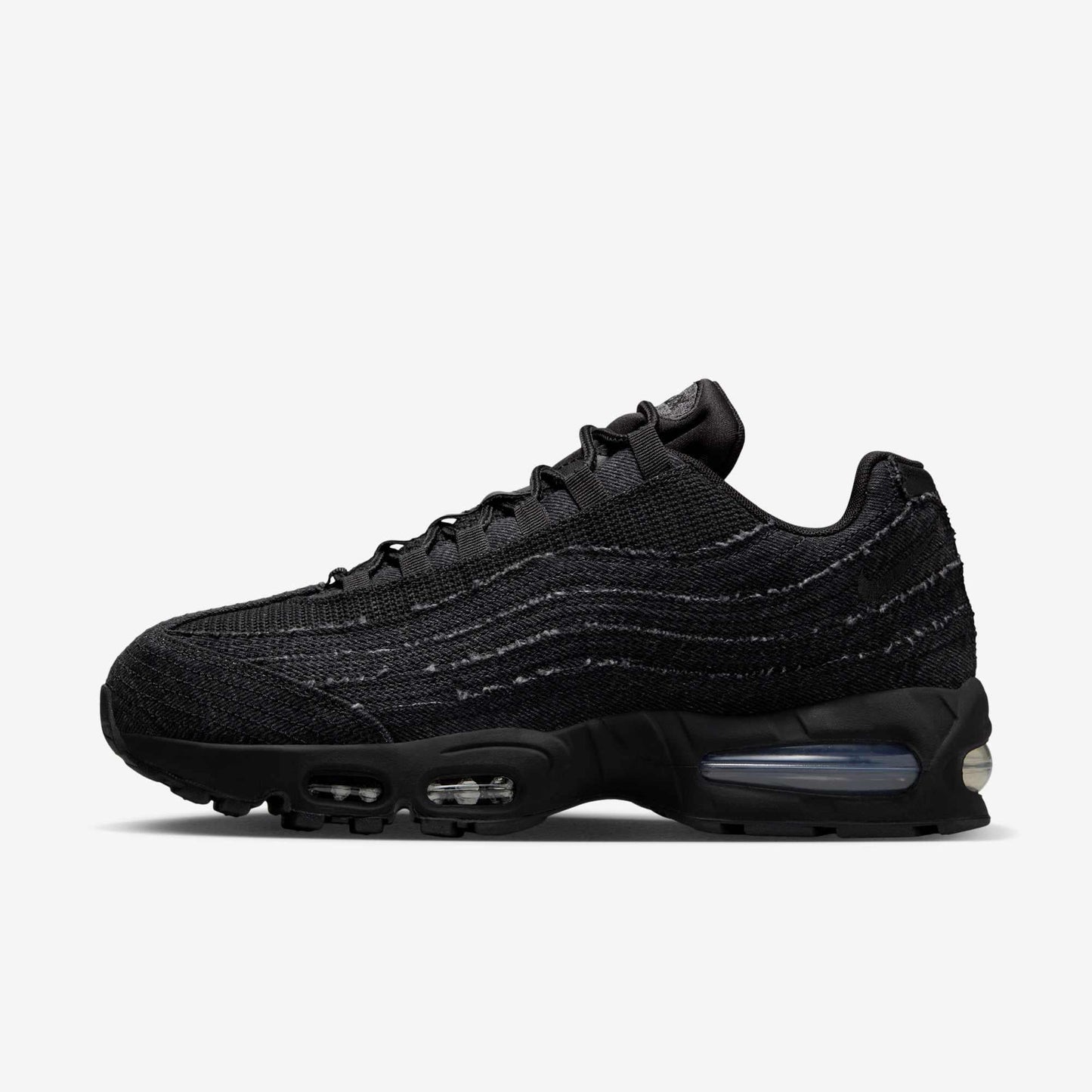 Nike Air Max 95 OG x Levi's 'Denim Black' (2025) [HM4743-001] Athletic Casual Fashion Running Sports Sneakers in Black / Black - Anthracite - Gym Red for Unisex Adult Mens - AVBL MRKT (2)
