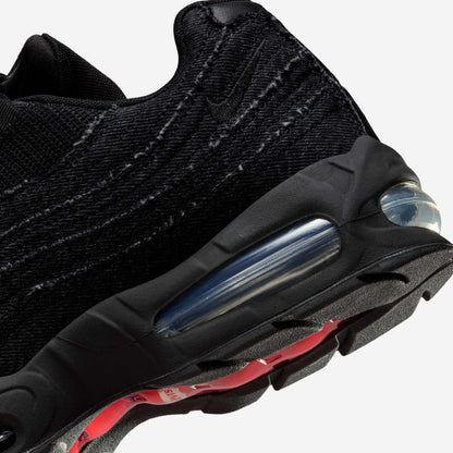 Nike Air Max 95 OG x Levi's 'Denim Black' (2025) [HM4743-001] Athletic Casual Fashion Running Sports Sneakers in Black / Black - Anthracite - Gym Red for Unisex Adult Mens - AVBL MRKT (8)