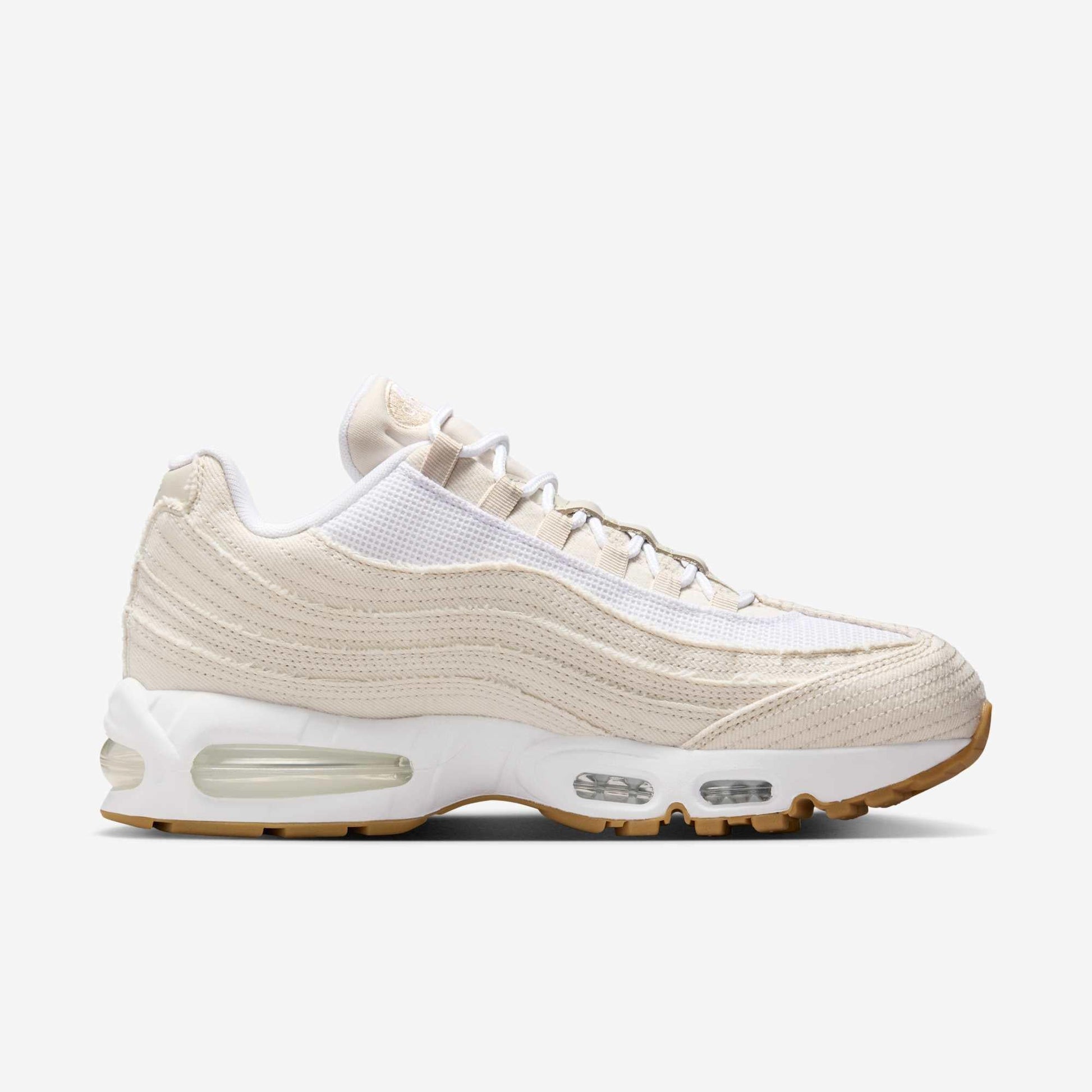Nike Air Max 95 OG x Levi's 'Denim Light Orewood' (2025) [HM4743-100] Athletic Casual Fashion Running Sports Sneakers in Light Orewood Brown / White - Gym Red for Unisex Adult Mens - AVBL MRKT (4)