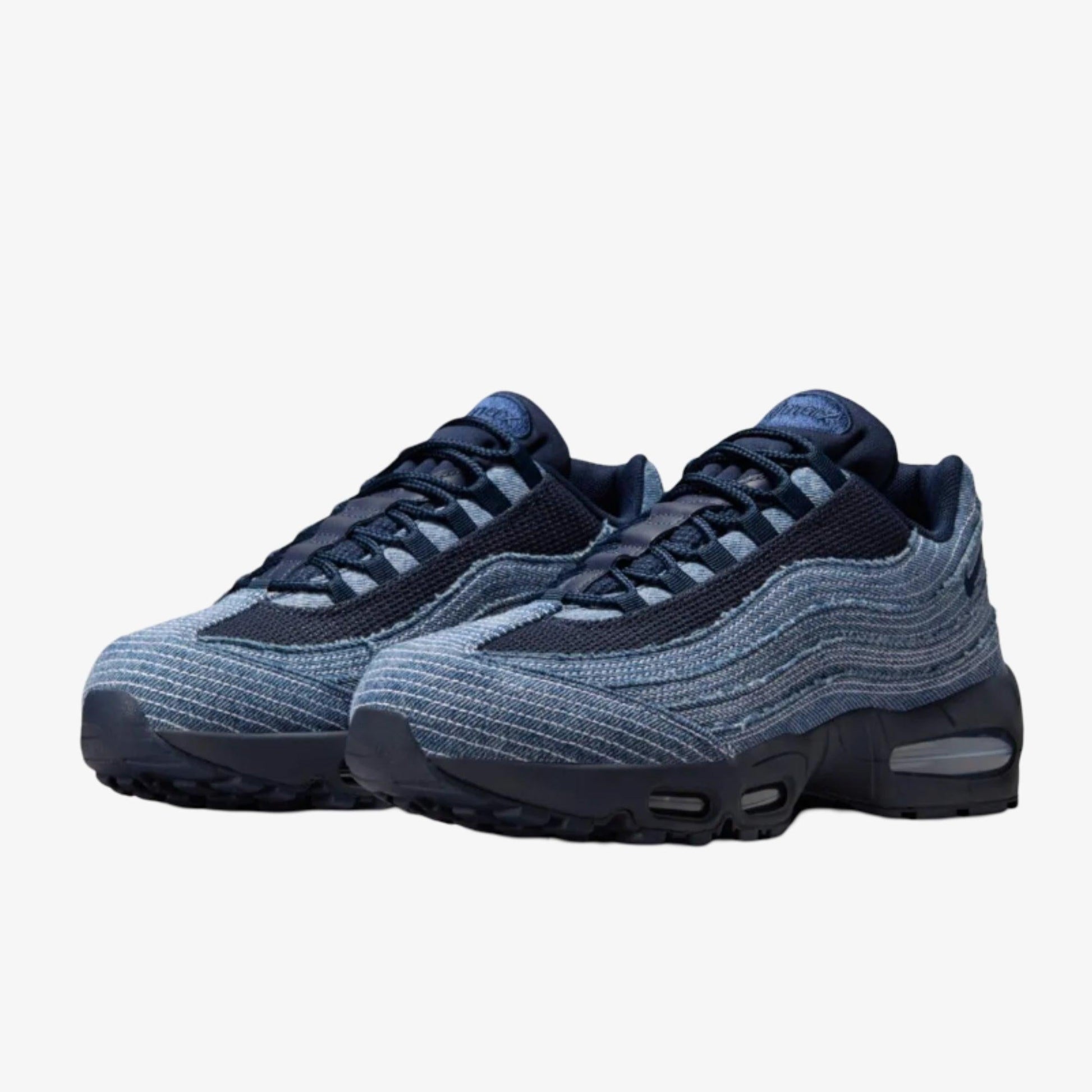 Nike Air Max 95 OG x Levi's 'Denim Obsidian' (2025) [HM4743-400] Athletic Casual Fashion Running Sports Sneakers in Obsidian / Obsidian - Gym Red for Unisex Adult Mens - AVBL MRKT (1)
