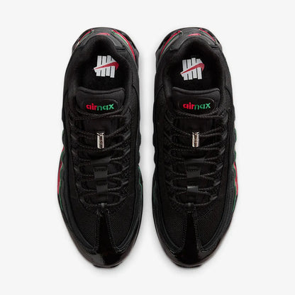 Nike Air Max 95 SP x UNDFTD / Undefeated 'Black' (2025) [IB4453-001] Athletic Casual Fashion Running Sports Sneakers in Black / Metallic Silver - Gorge Green - Sport Red for Unisex Adult Mens - AVBL MRKT (5)
