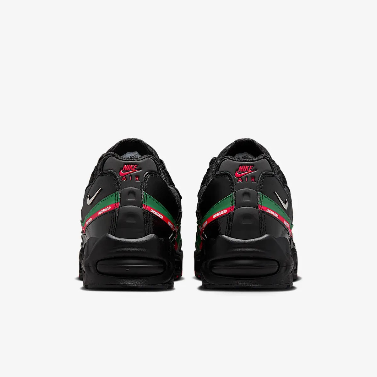 Nike Air Max 95 SP x UNDFTD / Undefeated 'Black' (2025) [IB4453-001] Athletic Casual Fashion Running Sports Sneakers in Black / Metallic Silver - Gorge Green - Sport Red for Unisex Adult Mens - AVBL MRKT (6)