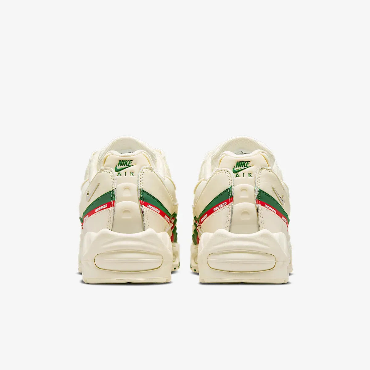 Nike Air Max 95 SP x UNDFTD / Undefeated 'Sail' (2025) [IB4453-100] Athletic Casual Fashion Running Sports Sneakers in Sail / Metallic Silver - Gorge Green - Sport Red for Unisex Adult Mens - AVBL MRKT (6)