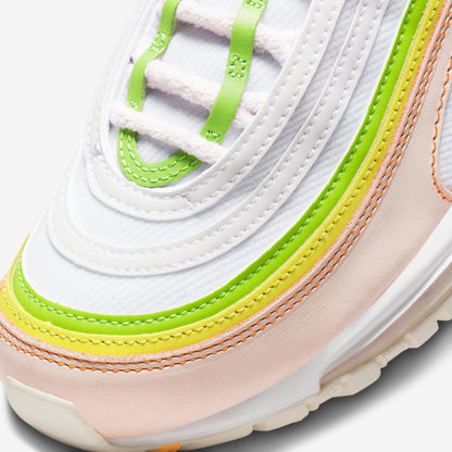 Nike Air Max 97 'Feel Love' (2023) (Womens) [FD0870-100] Athletic Casual Fashion Running Sports Sneakers in White / Black - Pearl Pink for Unisex Adult Female Ladies Girls WMNS - AVBL MRKT (7)