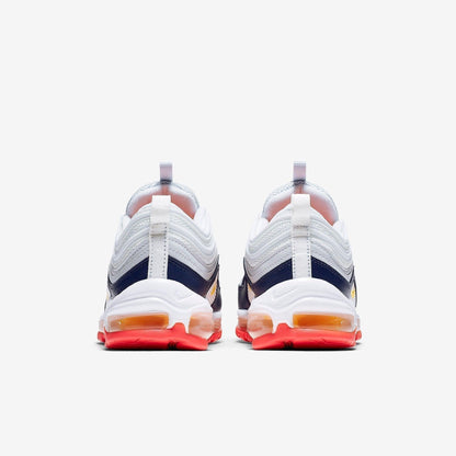 Nike Air Max 97 'Pure Platinum' (2019) (Womens) [921733-015] Athletic Casual Fashion Running Sports Sneakers in Pure Platinum / Laser Orange for Unisex Adult Female Ladies Girls WMNS - AVBL MRKT (6)