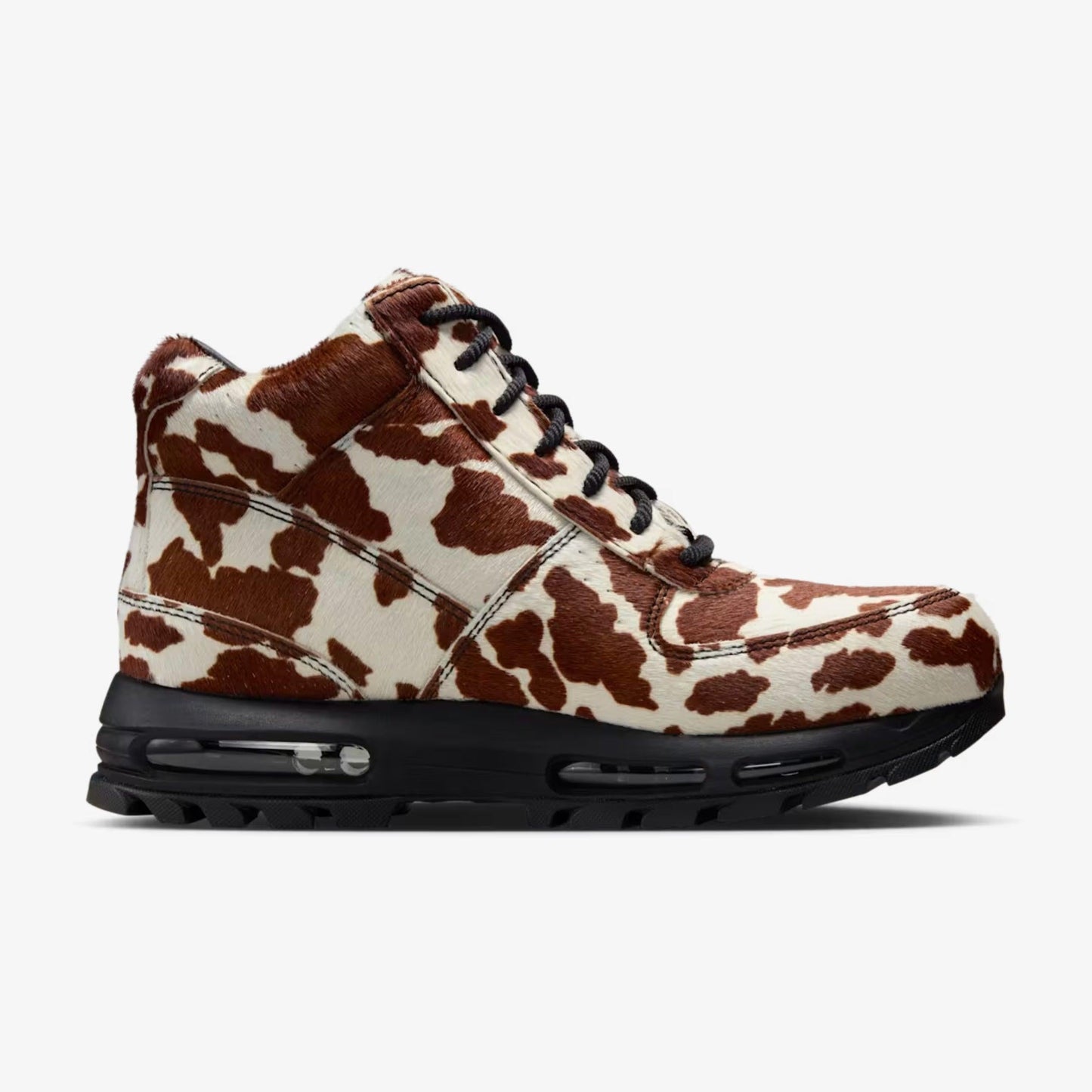 Nike Air Max Goadome ACG Pony Hair 'Cow Print Sail / Cacao Wow' (2025) [IO4635-100] Casual Fashion Shoes for Unisex Adult Mens - AVBL MRKT (4)