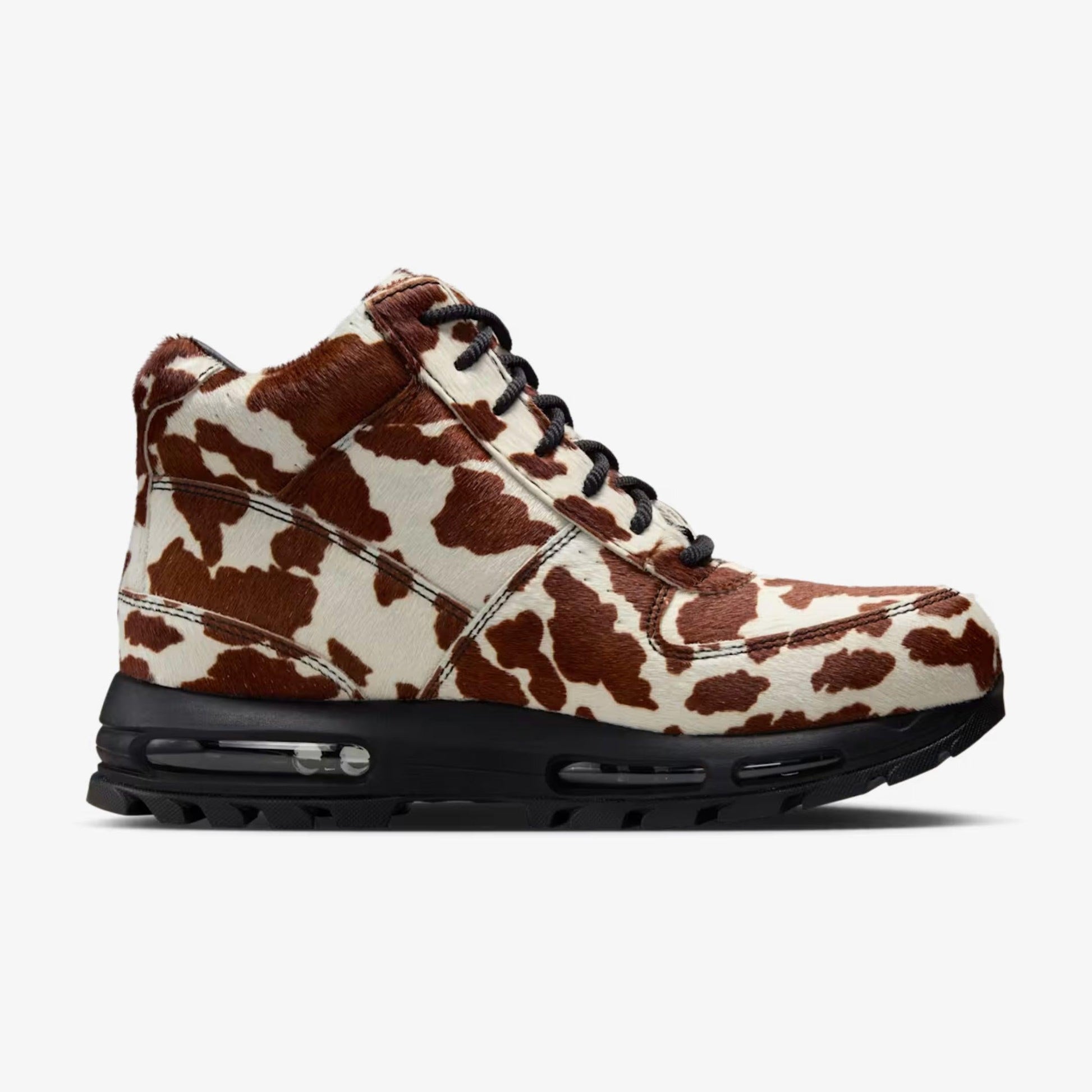 Nike Air Max Goadome ACG Pony Hair 'Cow Print Sail / Cacao Wow' (2025) [IO4635-100] Casual Fashion Shoes for Unisex Adult Mens - AVBL MRKT (4)