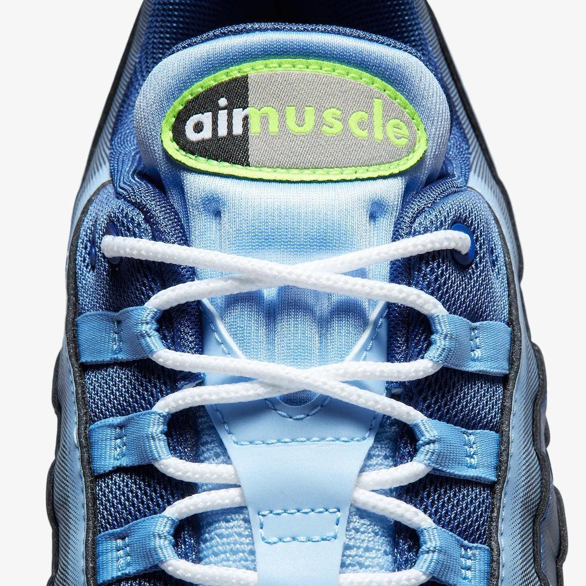 Nike Air Max Muscle 95 x Yu-Gi-Oh! 'Joey Wheeler / Psychic Blue' (without Promo Card) (2025) [II7404-400-WPC] Athletic Casual Fashion Running Sports Sneakers in Psychic Blue / Mystic Navy - Stone Blue - Volt for Unisex Adult Mens - AVBL MRKT (7)