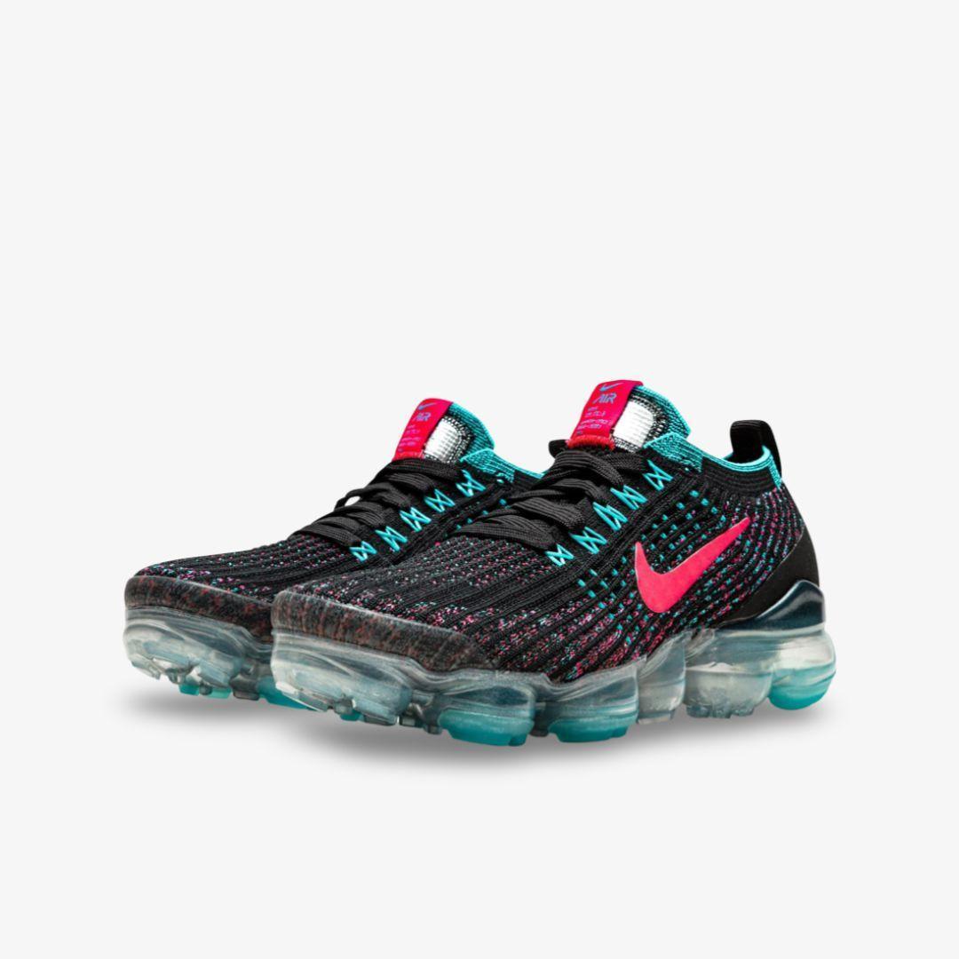 Nike Air VaporMax Flyknit 3 'Hyper Pink' (2020) (Womens) [CZ7988-001] Athletic Casual Fashion Running Sports Sneakers in Black / Hyper Pink - Baltic Blue for Unisex Adult Female Ladies Girls WMNS - AVBL MRKT (1)