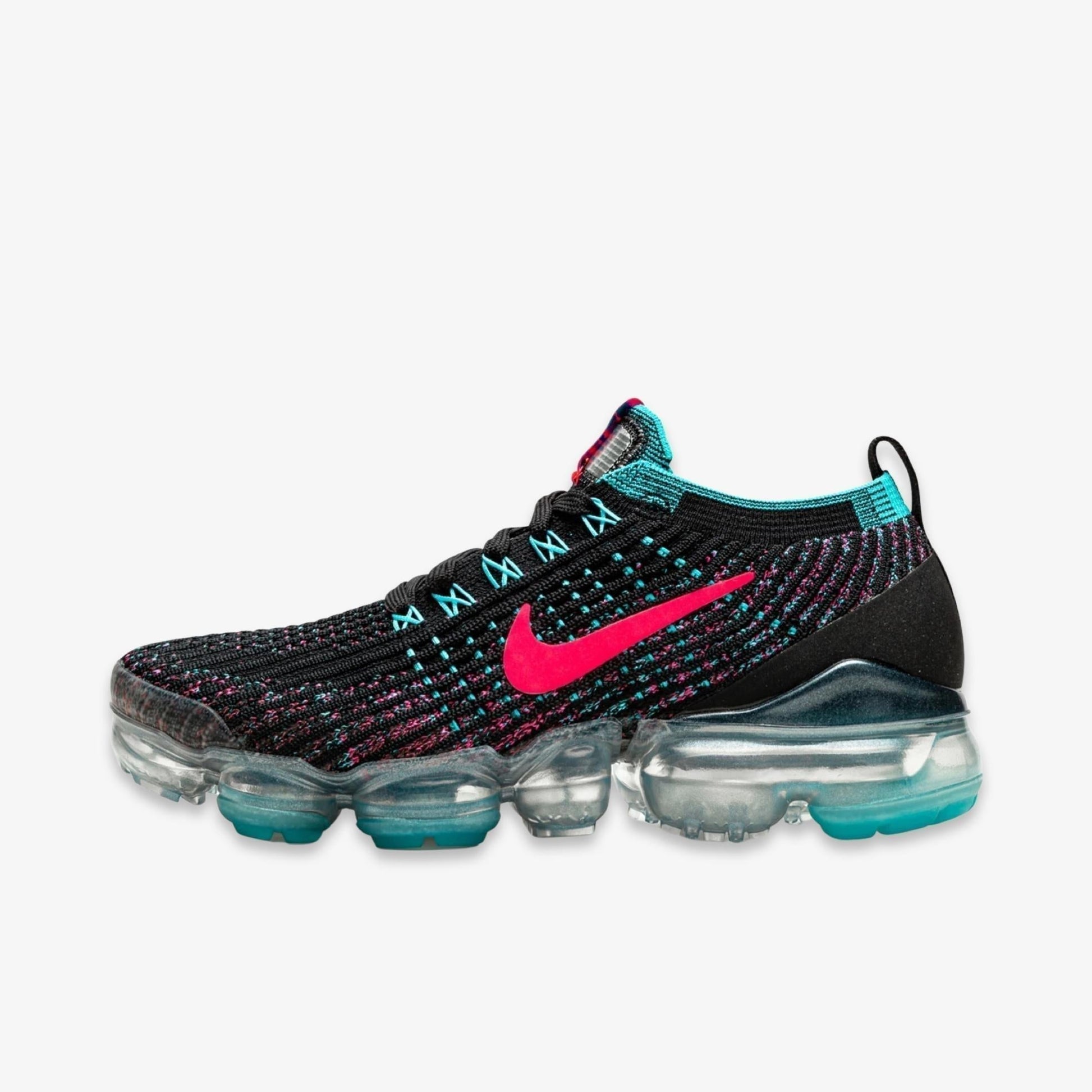 Nike Air VaporMax Flyknit 3 'Hyper Pink' (2020) (Womens) [CZ7988-001] Athletic Casual Fashion Running Sports Sneakers in Black / Hyper Pink - Baltic Blue for Unisex Adult Female Ladies Girls WMNS - AVBL MRKT (2)