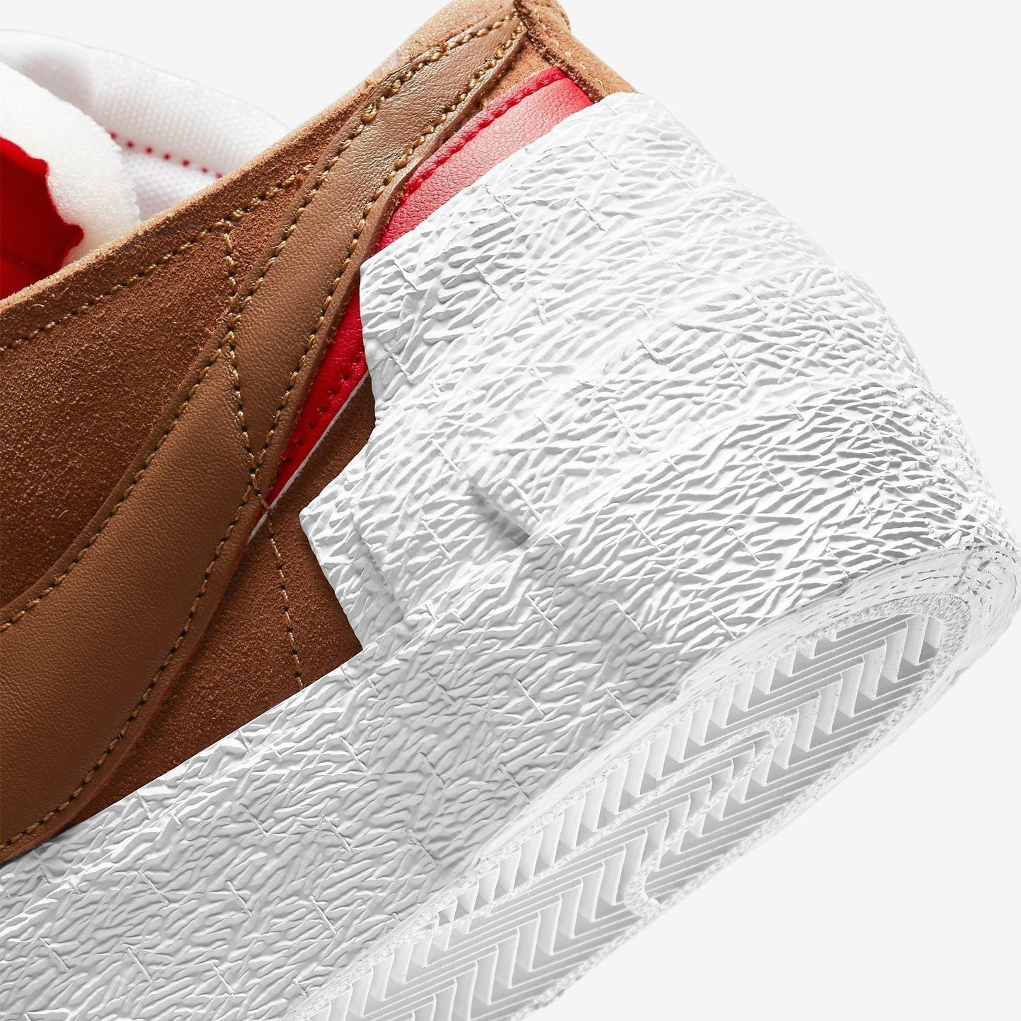 Nike Blazer Low x Sacai 'British Tan' (2021) [DD1877-200] Athletic Basketball Skateboarding Sports Fashion Sneakers in Light British Tan / University Red - White for Unisex Adult Mens - AVBL MRKT (9)