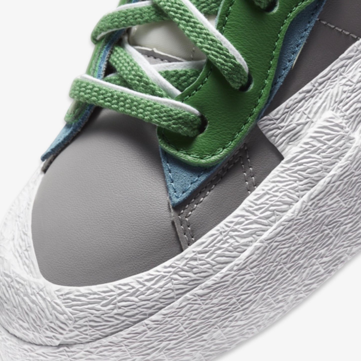 Nike Blazer Low x Sacai 'Classic Green' (2021) [DD1877-001] Athletic Basketball Skateboarding Sports Fashion Sneakers in Medium Grey / Classic Green - White for Unisex Adult Mens - AVBL MRKT (7)