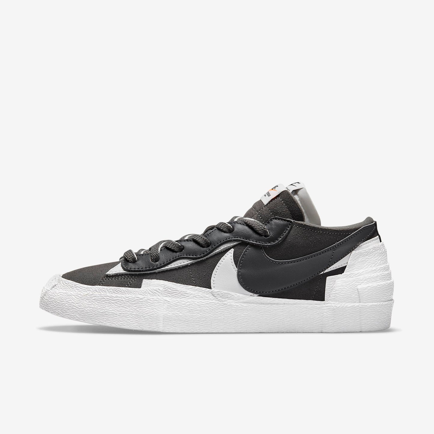 Nike Blazer Low x Sacai 'Iron Grey' (2021) [DD1877-002] Athletic Basketball Skateboarding Sports Fashion Sneakers in Iron Grey / White - White for Unisex Adult Mens - AVBL MRKT (2)