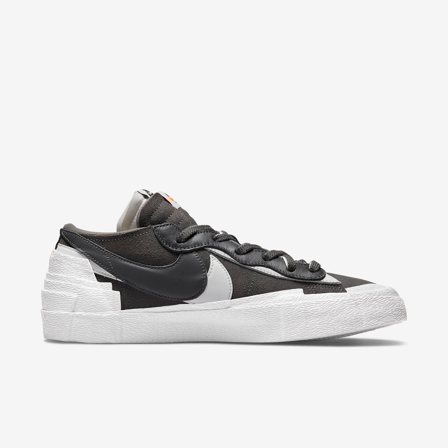 Nike Blazer Low x Sacai 'Iron Grey' (2021) [DD1877-002] Athletic Basketball Skateboarding Sports Fashion Sneakers in Iron Grey / White - White for Unisex Adult Mens - AVBL MRKT (4)