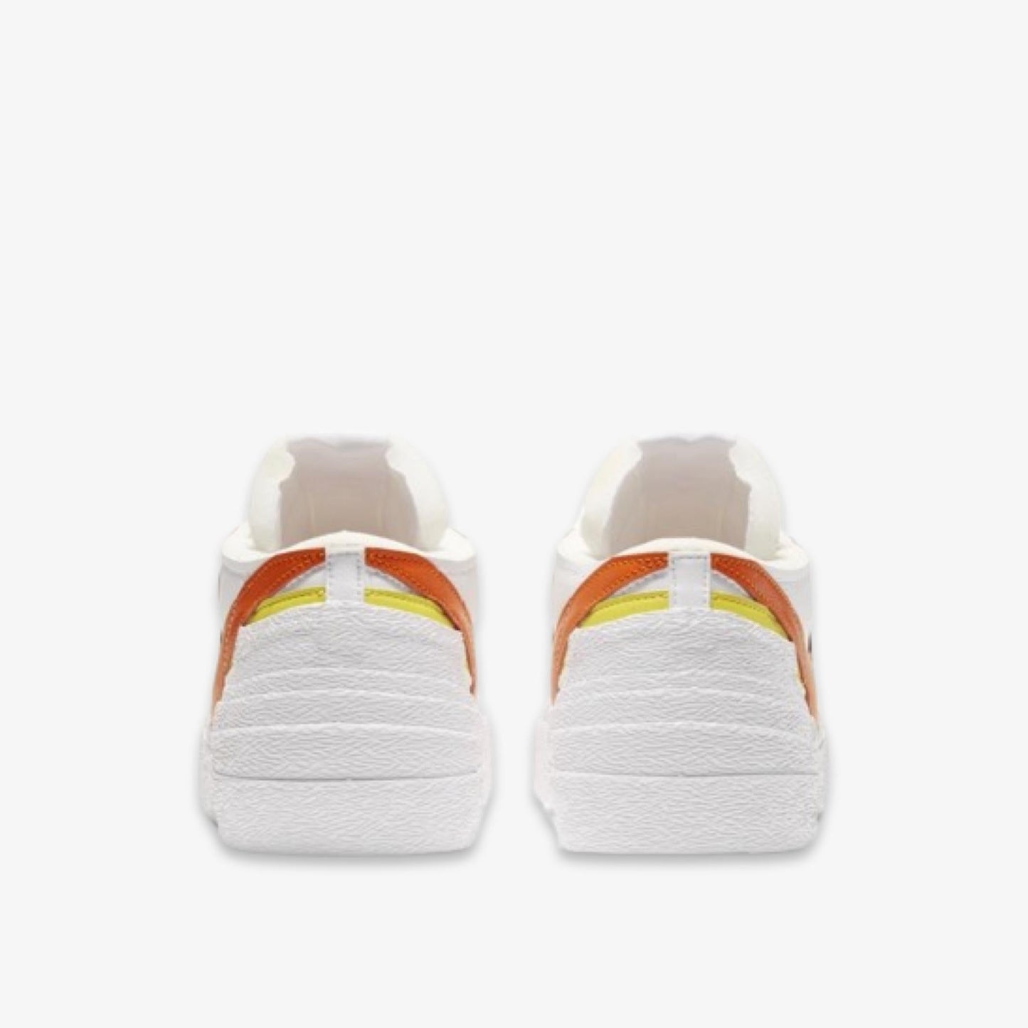 Nike Blazer Low x Sacai 'Magma Orange' (2021) [DD1877-100] Athletic Basketball Skateboarding Sports Fashion Sneakers in White / Magma Orange - White - Yellow for Unisex Adult Mens - AVBL MRKT (6)
