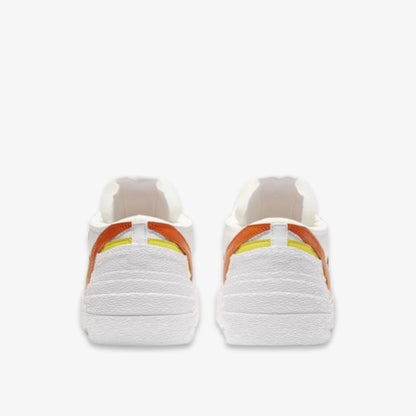 Nike Blazer Low x Sacai 'Magma Orange' (2021) [DD1877-100] Athletic Basketball Skateboarding Sports Fashion Sneakers in White / Magma Orange - White - Yellow for Unisex Adult Mens - AVBL MRKT (6)