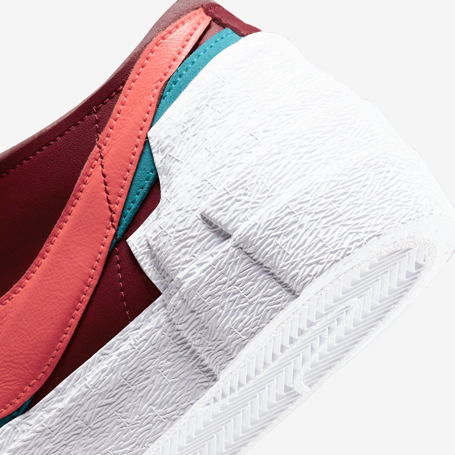 Nike Blazer Low x Sacai x KAWS 'Team Red' (2021) [DM7901-600] Athletic Basketball Skateboarding Sports Fashion Sneakers in Team Red / Hot Lava - White for Unisex Adult Mens - AVBL MRKT (8)