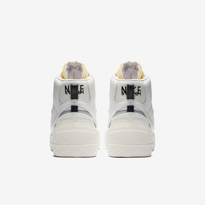 Nike Blazer Mid x Sacai 'White' (2019) [BV0072-100] Athletic Basketball Skateboarding Sports Fashion Sneakers in White / Wolf Grey - Pure Platinum for Unisex Adult Mens - AVBL MRKT (6)