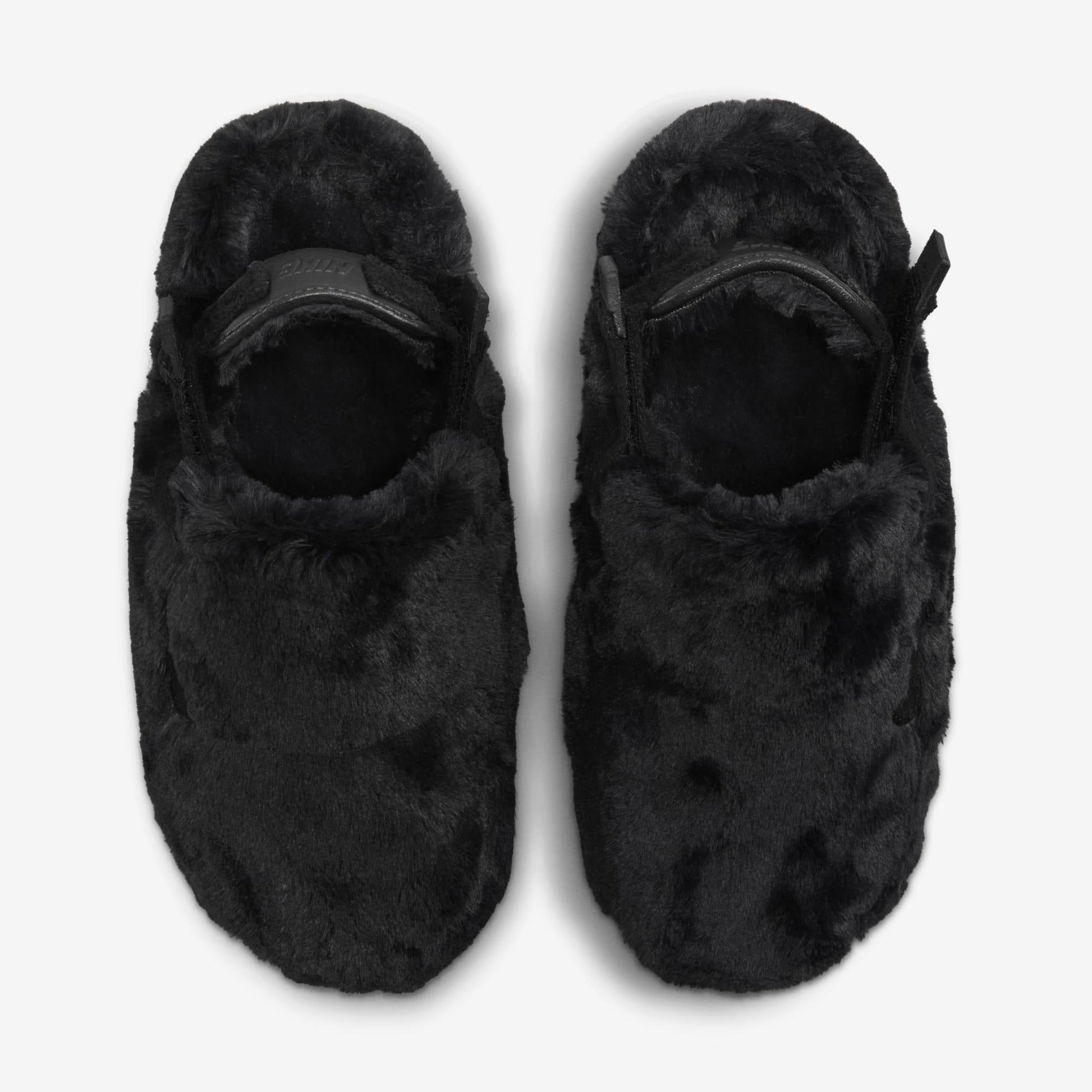 Nike Calm Mule SE NA 'Triple Black Fur' (2024) (Womens) [FZ3119-001] Athletic Casual Fashion Slides Sandals Clog Slippers for Unisex Adult Female Ladies Girls WMNS - AVBL MRKT (5)