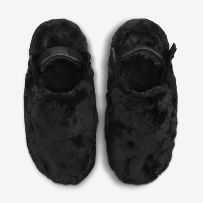 Nike Calm Mule SE NA 'Triple Black Fur' (2024) (Womens) [FZ3119-001] Athletic Casual Fashion Slides Sandals Clog Slippers for Unisex Adult Female Ladies Girls WMNS - AVBL MRKT (5)