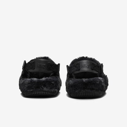 Nike Calm Mule SE NA 'Triple Black Fur' (2024) (Womens) [FZ3119-001] Athletic Casual Fashion Slides Sandals Clog Slippers for Unisex Adult Female Ladies Girls WMNS - AVBL MRKT (6)