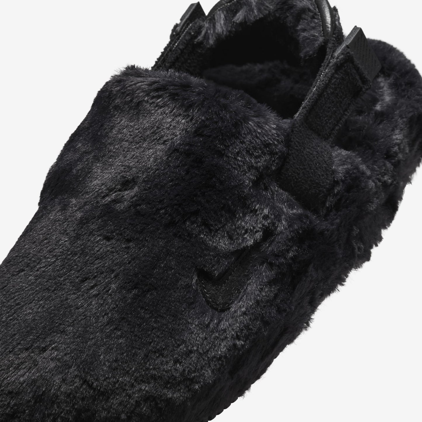 Nike Calm Mule SE NA 'Triple Black Fur' (2024) (Womens) [FZ3119-001] Athletic Casual Fashion Slides Sandals Clog Slippers for Unisex Adult Female Ladies Girls WMNS - AVBL MRKT (7)