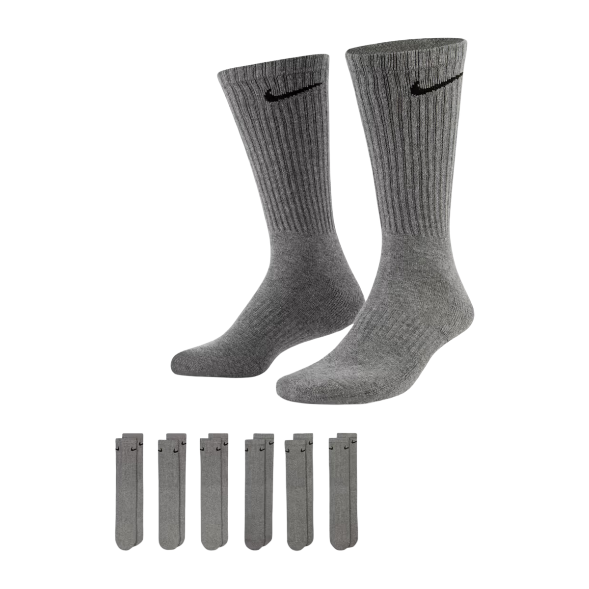 Nike Dri-FIT Everyday Cushioned High Training Crew Socks (6 Pack) - AVBL MRKT (6)