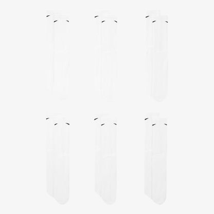 Nike Dri-FIT Everyday Cushioned High Training Crew Socks (6 Pack) White - AVBL MRKT (3)