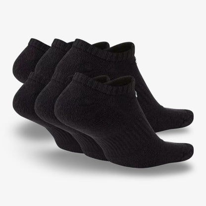 Nike Dri-FIT Everyday Cushioned Low No-Show Socks (6 Pack) Black - AVBL MRKT (2)