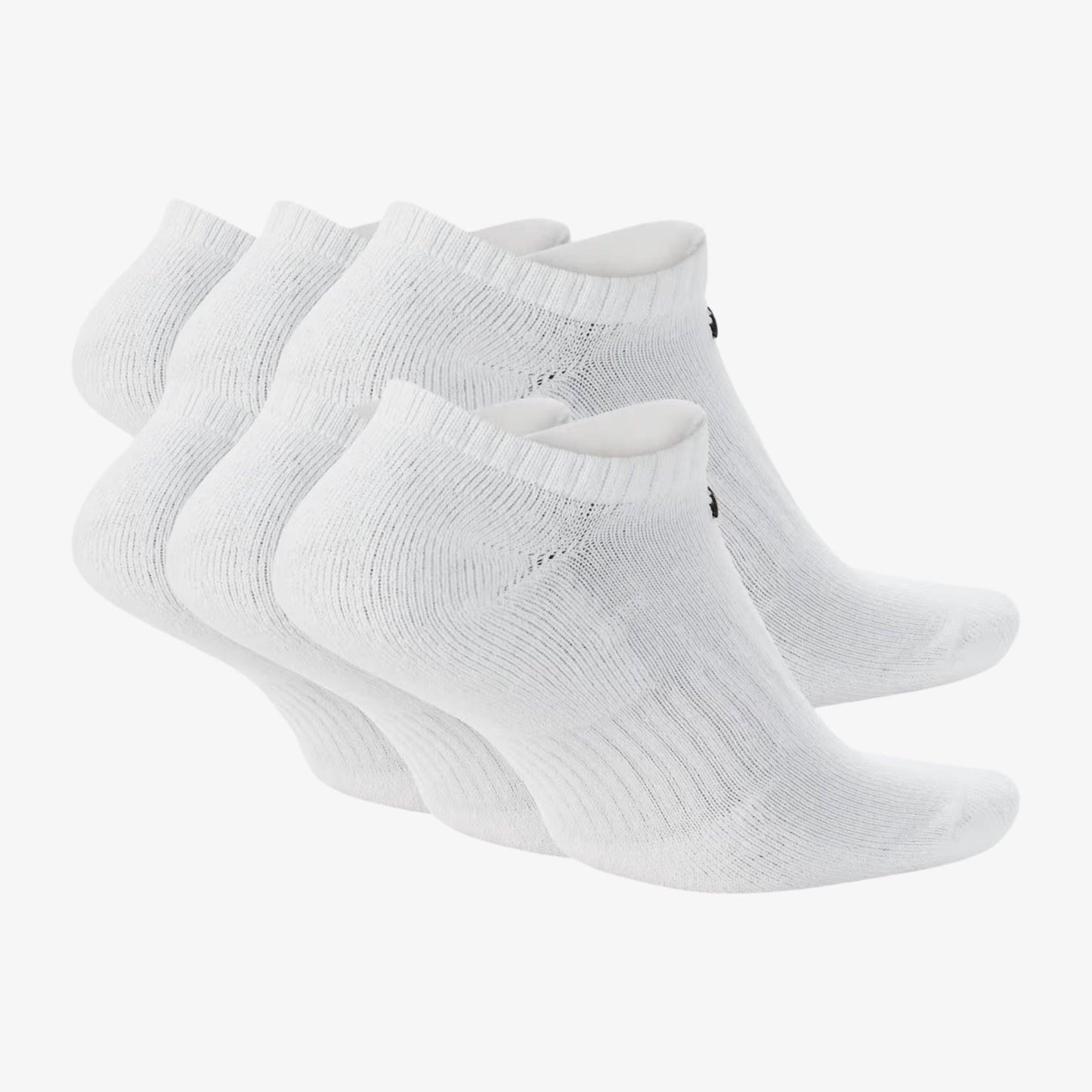 Nike Dri-FIT Everyday Cushioned Low No-Show Socks (6 Pack) White [SX7675-100] Casual Fashion Cozy for Unisex Adult Mens Womens Kids GS Youth Hypebeast - AVBL MRKT (2)