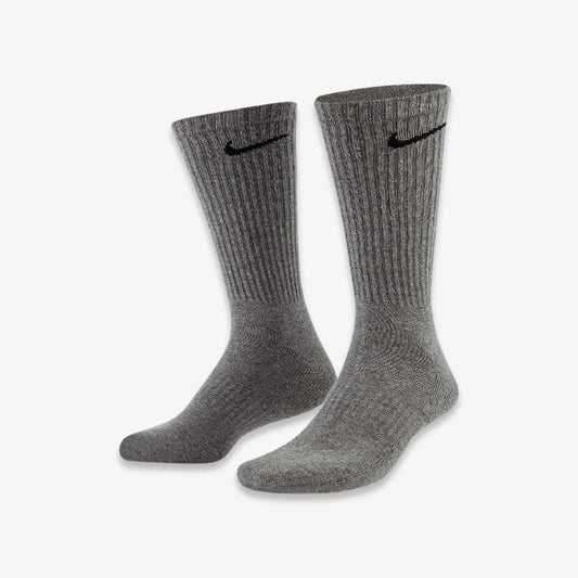 Nike Dri-FIT Everyday Plus Cushioned High Training Crew Socks (1 Single Pair of Socks) Carbon Heather Grey - AVBL MRKT (1)