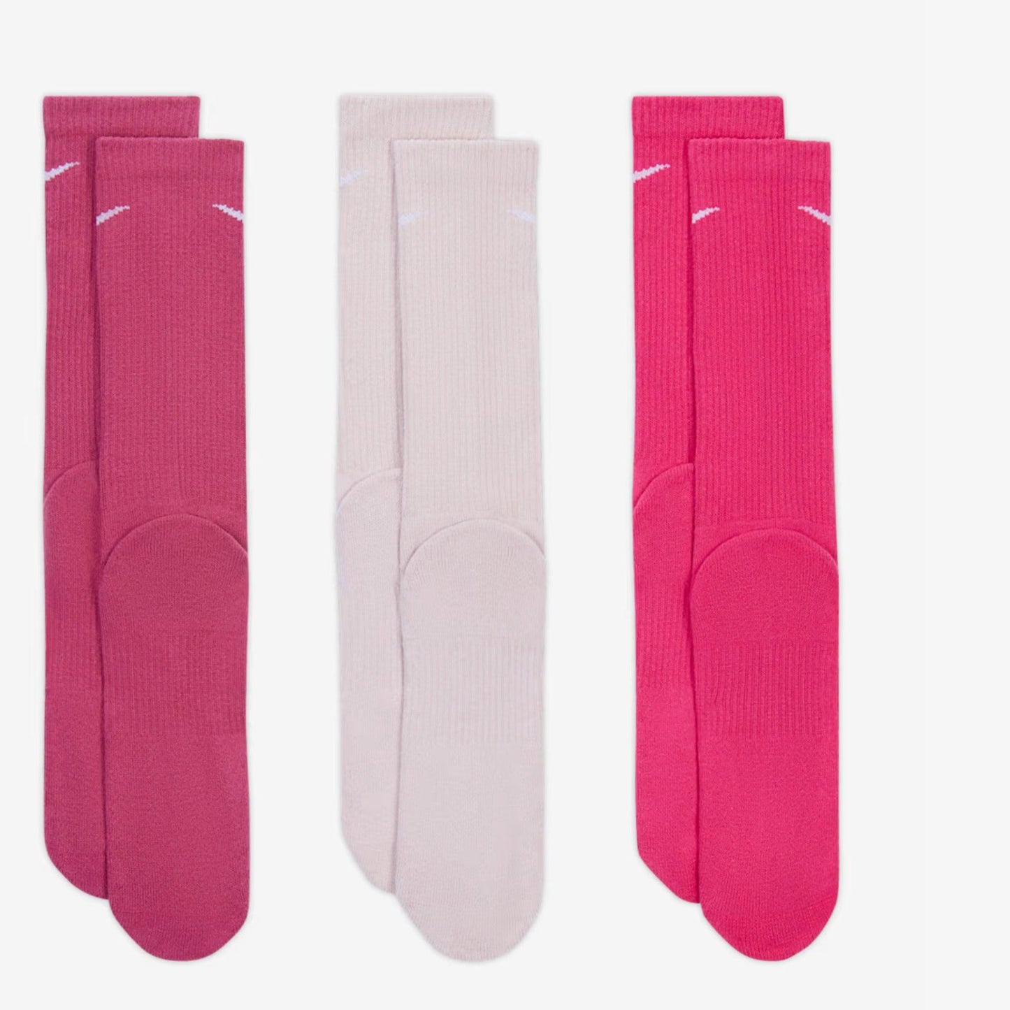 Nike Dri-FIT Everyday Plus Cushioned High Training Crew Socks (3 Pack) Multicolor [SX6888-940] Casual Fashion Cozy for Unisex Adult Mens Womens Kids GS Youth Hypebeast - AVBL MRKT (4)