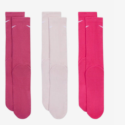 Nike Dri-FIT Everyday Plus Cushioned High Training Crew Socks (3 Pack) Multicolor [SX6888-940] Casual Fashion Cozy for Unisex Adult Mens Womens Kids GS Youth Hypebeast - AVBL MRKT (4)