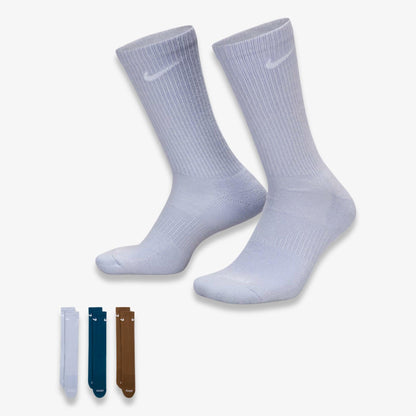 Nike Dri-FIT Everyday Plus Cushioned High Training Crew Socks (3 Pack) Multicolor [SX6888-970] Casual Fashion Cozy for Unisex Adult Mens Womens Kids GS Youth Hypebeast - AVBL MRKT (1)