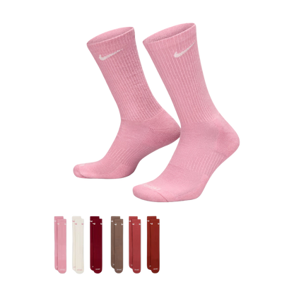 Nike Dri-FIT Everyday Plus Cushioned High Training Crew Socks (6 Pack) Multicolor [SX6897-936] - AVBL MRKT (1)