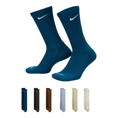 Nike Dri-FIT Everyday Plus Cushioned High Training Crew Socks (6 Pack) Multicolor [SX6897-970] - AVBL MRKT (1)