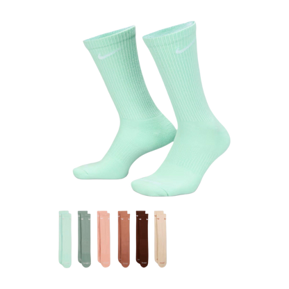 Nike Dri-FIT Everyday Plus Cushioned High Training Crew Socks (6 Pack) Multicolor [SX6897-971] - AVBL MRKT (1)
