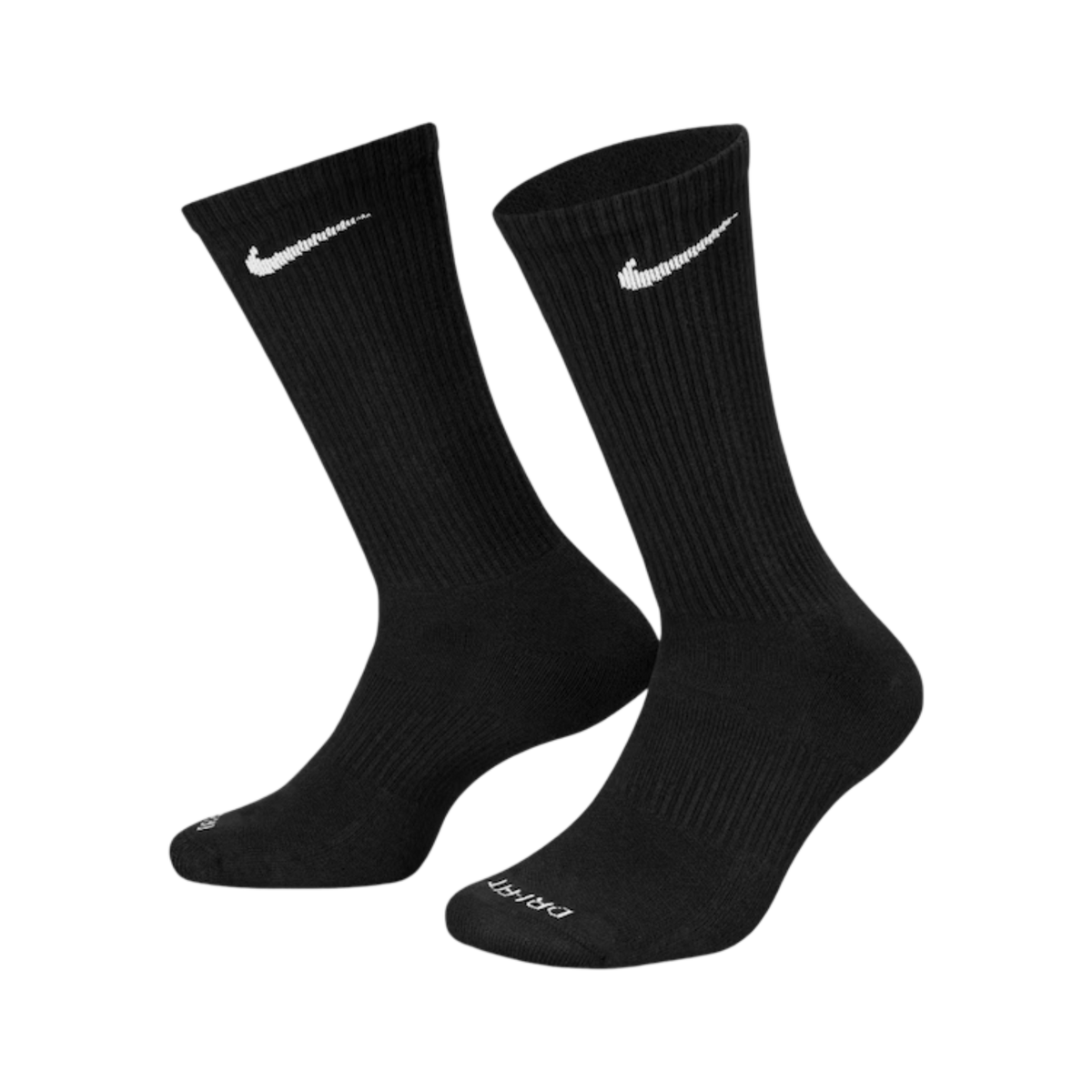 Nike Dri-FIT Everyday Plus Cushioned High Training Crew Socks (6 Pack) White / Black / Carbon Heather Grey [SX6897-965] - AVBL MRKT (6)