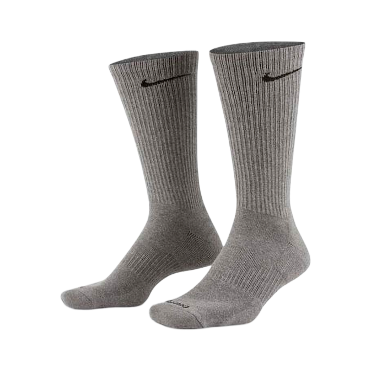 Nike Dri-FIT Everyday Plus Cushioned High Training Crew Socks (6 Pack) White / Black / Carbon Heather Grey [SX6897-965] - AVBL MRKT (8)
