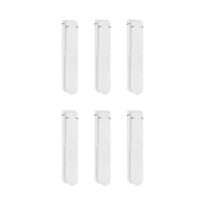 Nike Dri-FIT Everyday Plus Cushioned High Training Crew Socks (6 Pack) White | Carbon Heather Grey - AVBL MRKT (4)