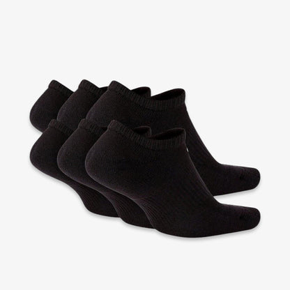 Nike Dri-FIT Everyday Plus Cushioned Training No-Show Socks (6 Pack) Black - AVBL MRKT (2)