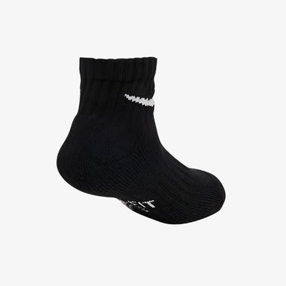 Nike Dri-Fit Cushioned Mid Training Quarter Ankle Socks (6 Pack) Black (Little Kids) [UN0018-023] Casual Fashion Cozy for Unisex GS Youth Toddler Infant Hypebeast - AVBL MRKT (5)