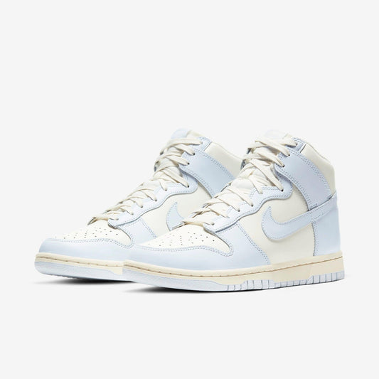 Nike Dunk High 'Football Grey' (2021) (Womens) [DD1869-102] Athletic Basketball Skateboarding Sports Sneakers in Sail / Football Grey - Pale Ivory for Unisex Adult Female Ladies Girls WMNS - AVBL MRKT (1)