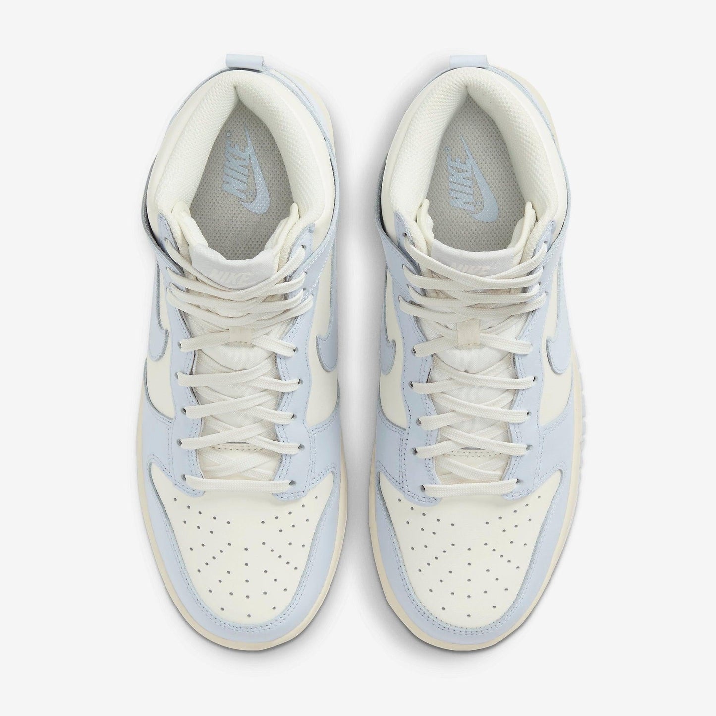 Nike Dunk High 'Football Grey' (2021) (Womens) [DD1869-102] Athletic Basketball Skateboarding Sports Sneakers in Sail / Football Grey - Pale Ivory for Unisex Adult Female Ladies Girls WMNS - AVBL MRKT (5)